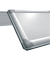 Pinnwand f&uuml;r Wand/Schienensystem PRO, PT830912, 150x100cm, Filz, Aluminiumrahmen