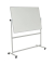 Stativdrehtafel-Whiteboard U-Act! Line, ST902, 150x100 cm (BxH), emailliert, Aluminiumrahmen