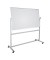 Stativdrehtafel-Whiteboard U-Act! Line, ST903, 150x100cm, emailliert, Aluminiumrahmen