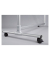 Stativdrehtafel-Whiteboard U-Act! Line, ST903, 150x100cm, emailliert, Aluminiumrahmen