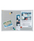 Textiltafel X-tra!Line Pin &acute;n&acute; Mag, mit Metallgitter, 1200 x 900 mm, grau FRANKEN PM3603