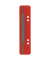 Heftstreifen kurz 1012500310, 3,4x15cm (BxL), Kunststoff mit Metalldeckleiste, rot