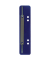 Heftstreifen kurz 1012500410, 3,4x15cm (BxL), Kunststoff mit Metalldeckleiste, blau