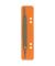 Heftstreifen kurz 1012500610, 3,4x15cm (BxL), Kunststoff mit Metalldeckleiste, orange