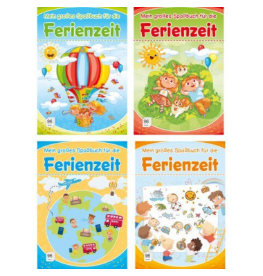 Mein gro&szlig;es Spa&szlig;buch Ferienzeit, 4 Titel, sortiert MEDIA VERLAG 4147