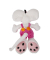 Pl&uuml;schfigur mit rosa Latzhose 30cm 1 St&uuml;ck