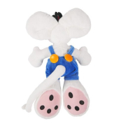 Pl&uuml;schfigur m.Latzhose blau DIDDL 23523 30cm 12ST