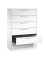 Karteikartenschrank f&uuml;r A5 Ka. wei&szlig;