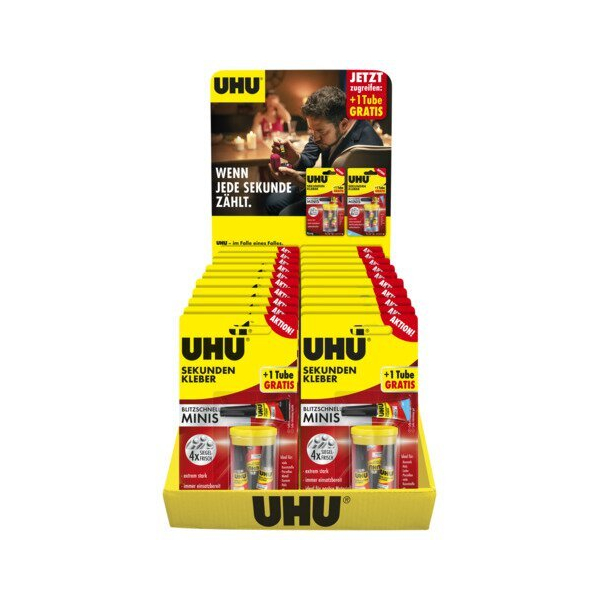 20 Stück UHU Sekundenkleber 7006572 4026700136838 UHU