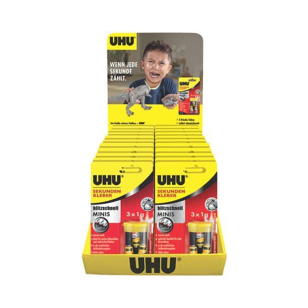 20 Stück UHU Sekundenkleber 49955 4026700499551 UHU