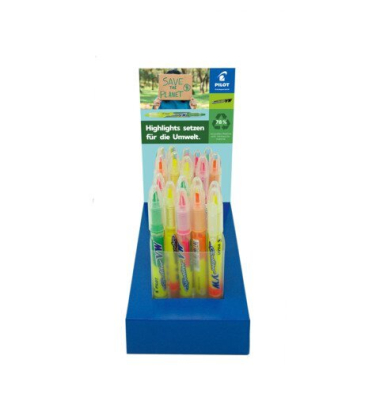 Textmarker 4137D27, Display (27 #), farbig sortiert (neongelb/neongr&uuml;n/neonorange/neonpink), bis 3,8mm Keilspitze