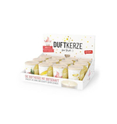 Duftkerze 651170 Weihnachten wei&szlig; 