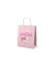 Tragetasche 991715, au&szlig;en 24x20x8cm, Papier, rosa, Frauenschuh, Frauenschuh