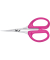 Silhouettenschere, Metall, rostfrei, 10cm, pink