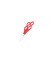 Kinderschere Mutter-Kind, Metall, 13cm, rot