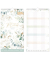 Wandkalender 11378-2, florales Design, 1 Monat / 1 Seite, 5 Spalten, 22,5x42cm, 2027