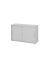 Aktenschrank V1752/V1753 V1752S/5/5/RE, abschlie&szlig;bar, 2 OH, grau, 120x74,8x40cm (BxHxT)