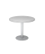 Besprechungstisch STF, 74,5cm (H), 100x100cm (BxT), rund, grau / silber