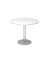 Besprechungstisch STF, 74,5cm (H), 100x100cm (BxT), rund, wei&szlig; / silber