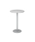 Stehtisch VSTH 111,6cm (H), &Oslash; 80cm (BxT), rund, grau / silber