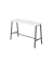 Stehtisch VMPA 104,2cm (H), 175x68cm (BxT), rechteckig, wei&szlig; / grau