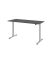 Sitz-Steh-Schreibtisch XMST, elektrisch h&ouml;henverstellbar, 73-119cm (H), 180x80cm (BxT), rechteckig, graphit / silber