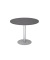 Besprechungstisch STF, 74,5cm (H), 100x100cm (BxT), rund, graphit / silber