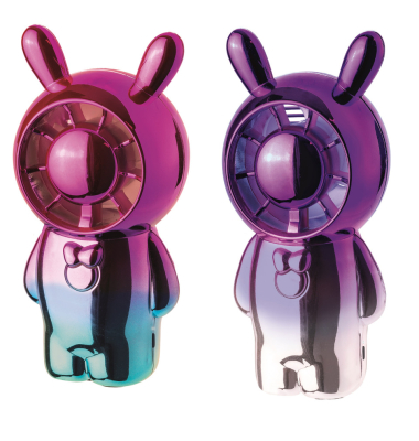 USB-Handventilator Metallic-Bunny 38260 1-stufig farbig sortiert