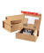 Buchverpackung Paket POST, M CP067.04 braun, f&uuml;r A4, innen 305x212x110mm, Pappe 1-wellig