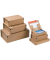 Buchverpackung Paket POST, M CP067.04 braun, f&uuml;r A4, innen 305x212x110mm, Pappe 1-wellig