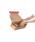 Versandkarton Return Box M CP069.04 braun, bis DIN A5+, innen 282x191x140mm, Kraftliner Wellpappe 1-wellig