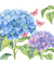 Motivservietten 210222 / Blumen/Schmetterlinge, 3-lagig, 33x33cm