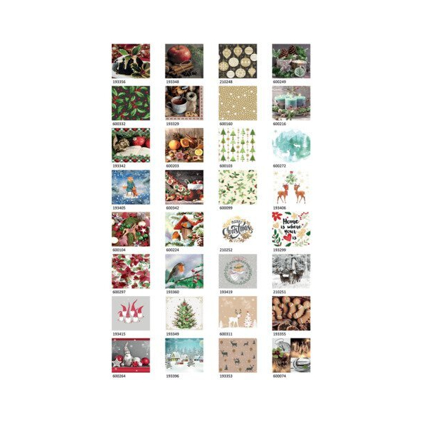 192 Stück PaperDesign Weihnachtsservietten 69490 4037698268357 PaperDesign