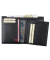 Geldb&ouml;rse Golf, 12,5 x 9,5 x 2 cm, RFID, Leder, schwarz HJP 61703.01