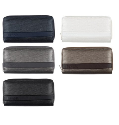 Geldb&ouml;rse Metallic, 10,5 x 19,5 cm, sortiert BENCH 90295