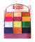 Notizbuch 1100846, farbig sortiert, A6, blanko, 16 Blatt / 32 Seiten
