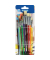 Pinselset TOPPOINT, 35065A, Gr&ouml;&szlig;en sortiert, 4x flache & 6x runde Spitze