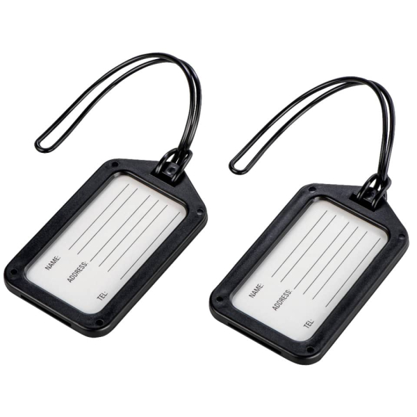 Hama Automotive Gepäckanhänger 2erSet schwarz 4047443062239 Hama 2 Stück
