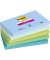 Haftnotizen 655-5SS-OAS, Super Sticky Notes Oasis Collection, 127x76mm, farbig sortiert (denimblau/mint/limonengr&uuml;n/immergr&uuml;n/se