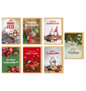 Weihnachtskarte Weihnachtszauber, 35er, sortiert KOMMA&sup3; 72122610