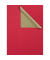 Geschenkpapier  2-Color 331649, 70cm x 250m, rot/gold
