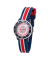  Armbanduhr 25961, rot/wei&szlig;/blau, rund, analog