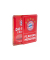 Metallschild 2er-Set Logo rot Fan-Metallschild