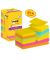 Haftnotizen R330-SSCARNP8+4, Super Sticky Z-Notes Carnival Collection, 76x76mm, farbig sortiert  (ultragelb/limonengr&uuml;n/powerpin