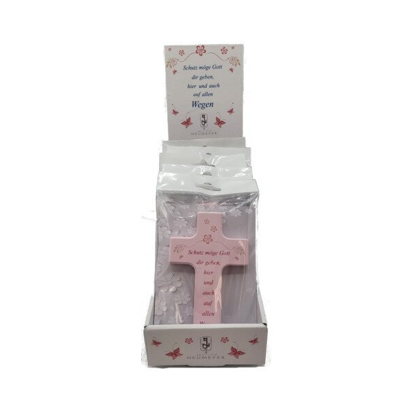 6 Stück DISN Kinderkreuz Holz, 15 x 9 cm, sortiert  DISN488K 4064316008781 DISN