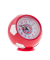  Wecker 35219, rot/wei&szlig;, rund, analog