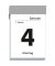 Tagesabrei&szlig;kalender 301-0000, 1 Tag / 1 Seite, 4x6cm, 2027