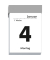 Tagesabrei&szlig;kalender 301-0000, Typ 301, 1 Tag / 1 Seite, 4,1x5,9cm, 2027