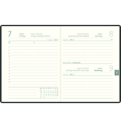 Taschenkalender 660088, farbig sortiert (freie Farbauswahl nicht m&ouml;glich), 1 Tag / 1 Seite, Sa/So 1 Seite, 10,2x14,2cm (BxH), 20