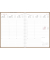 Buchkalender 103117, Nature Line Pine, dunkelgr&uuml;n, 1 Woche / 2 Seiten, 15x21cm (A5), 2027